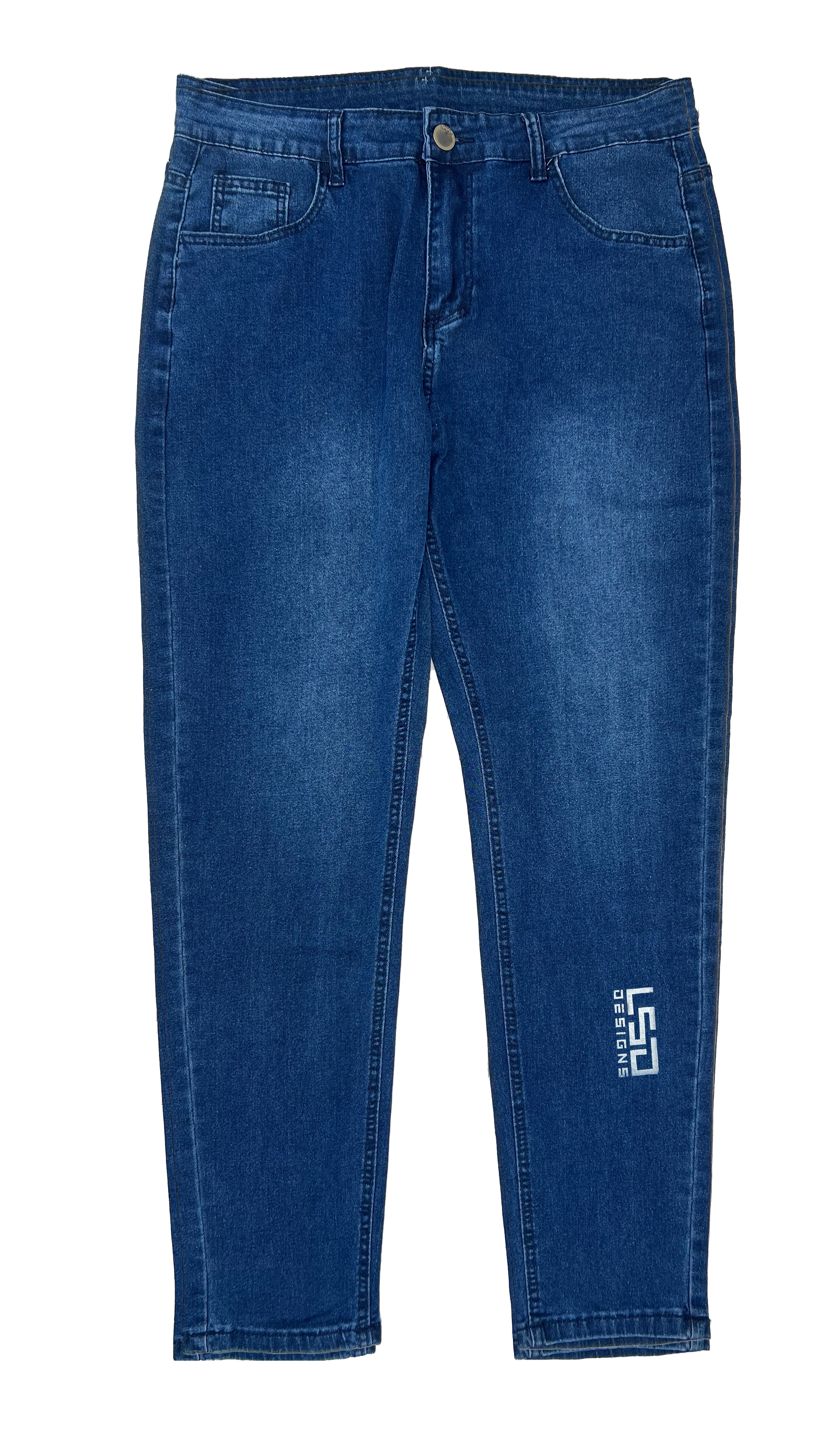 オリジナルカスタムアングラーズデニム ロゴ位置、ロゴサイズ選択(手順2)