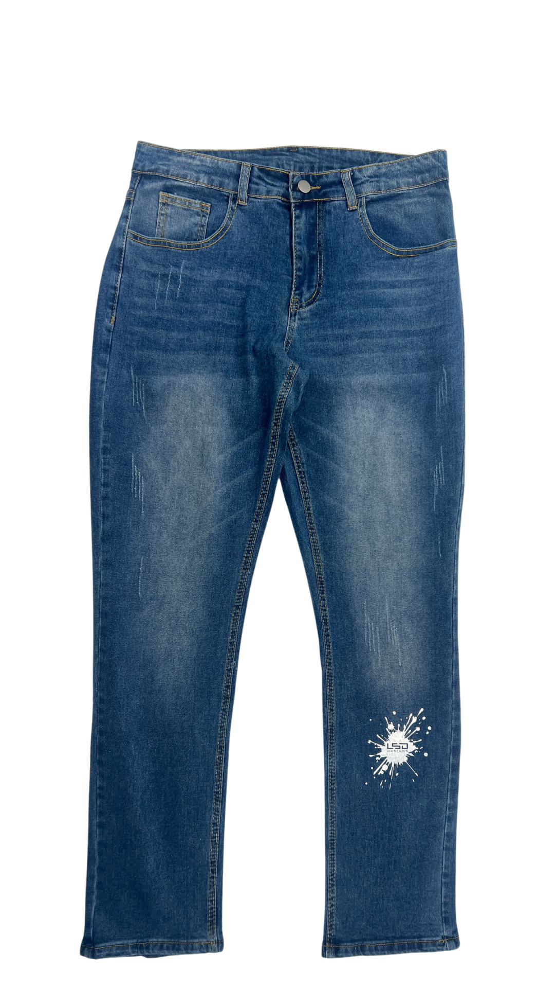 オリジナルカスタムアングラーズデニム ロゴ位置、ロゴサイズ選択(手順2)