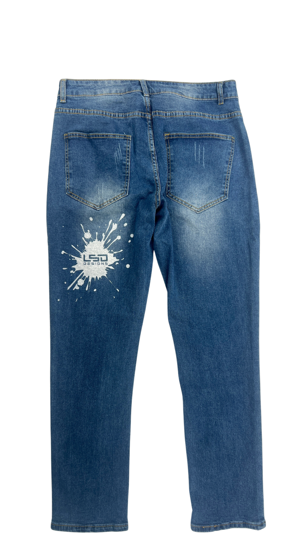 オリジナルカスタムアングラーズデニム ロゴ位置、ロゴサイズ選択(手順2)