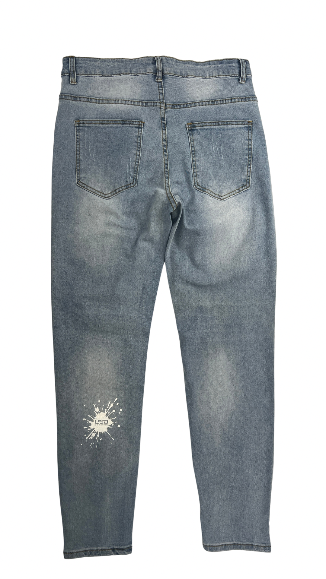 オリジナルカスタムアングラーズデニム ロゴ位置、ロゴサイズ選択(手順2)