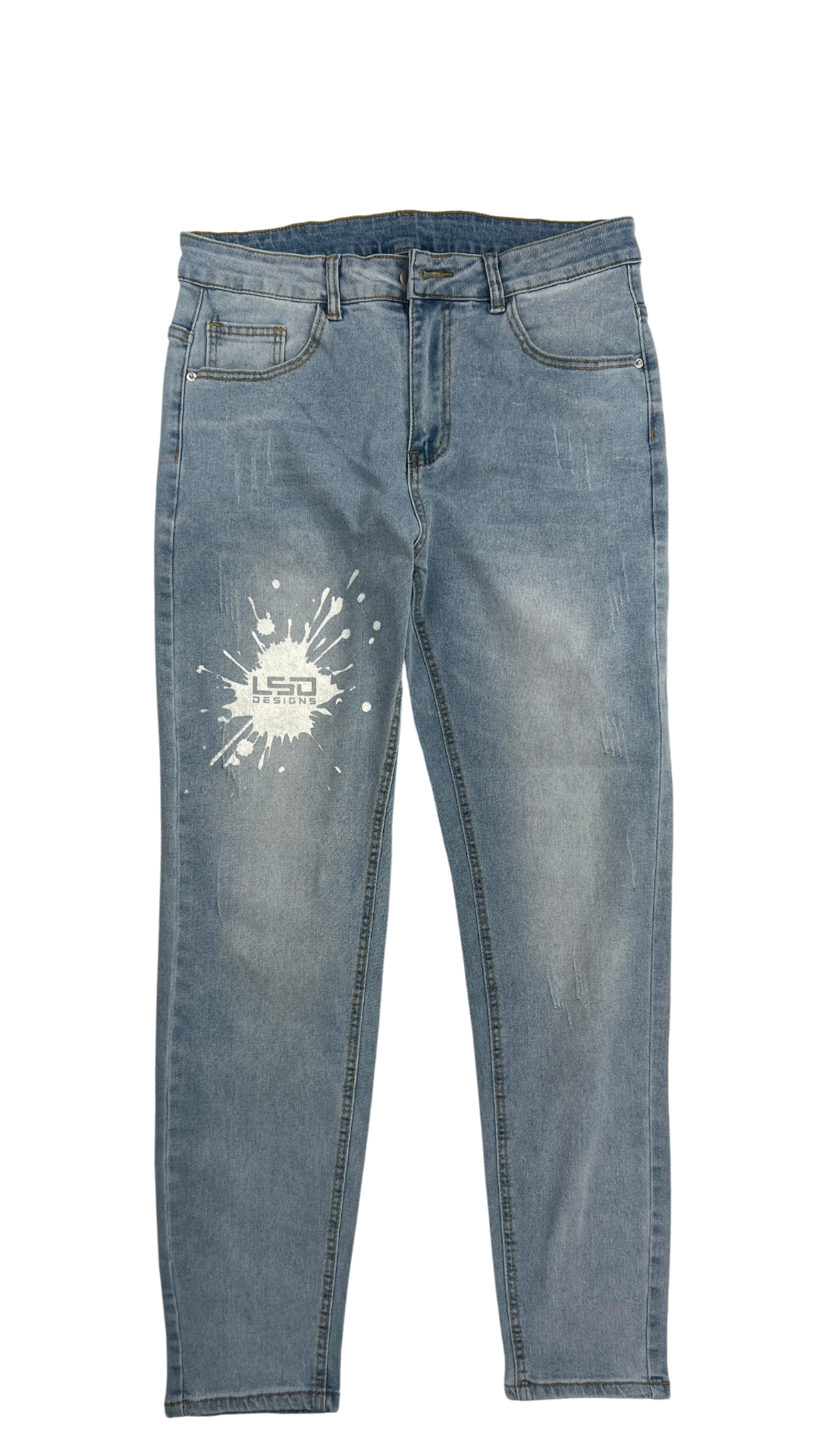 オリジナルカスタムアングラーズデニム ロゴ位置、ロゴサイズ選択(手順2)