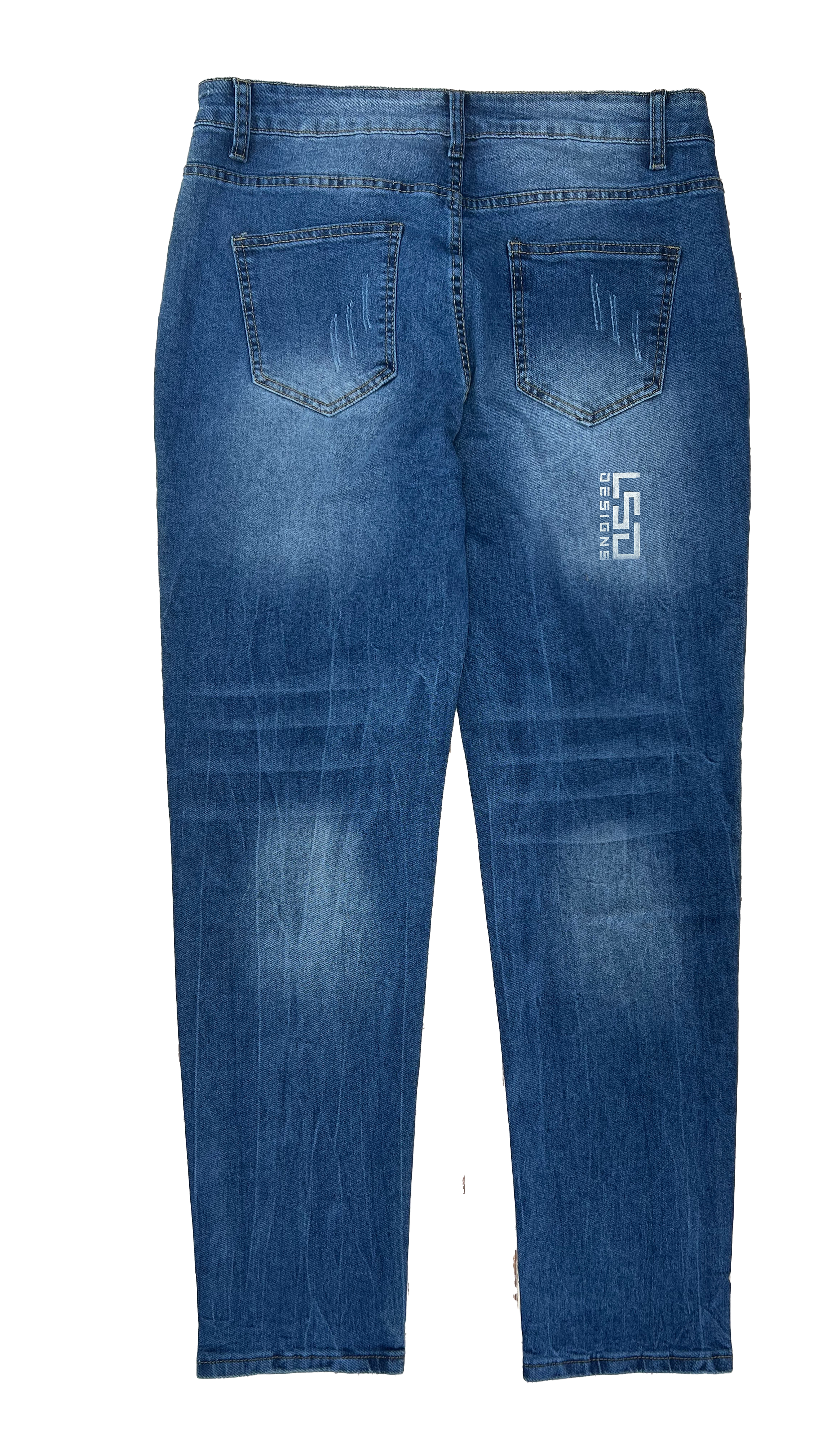 オリジナルカスタムアングラーズデニム ロゴ位置、ロゴサイズ選択(手順2)