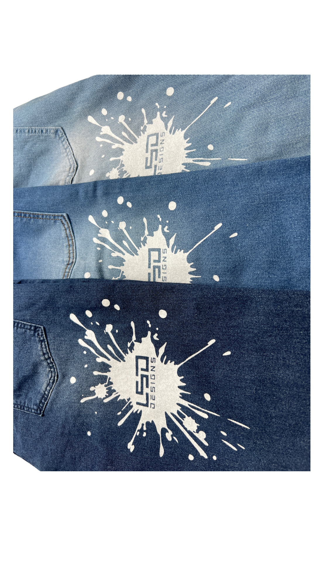 LSDDESIGNSアングラーズデニム(イカ墨ロゴ)