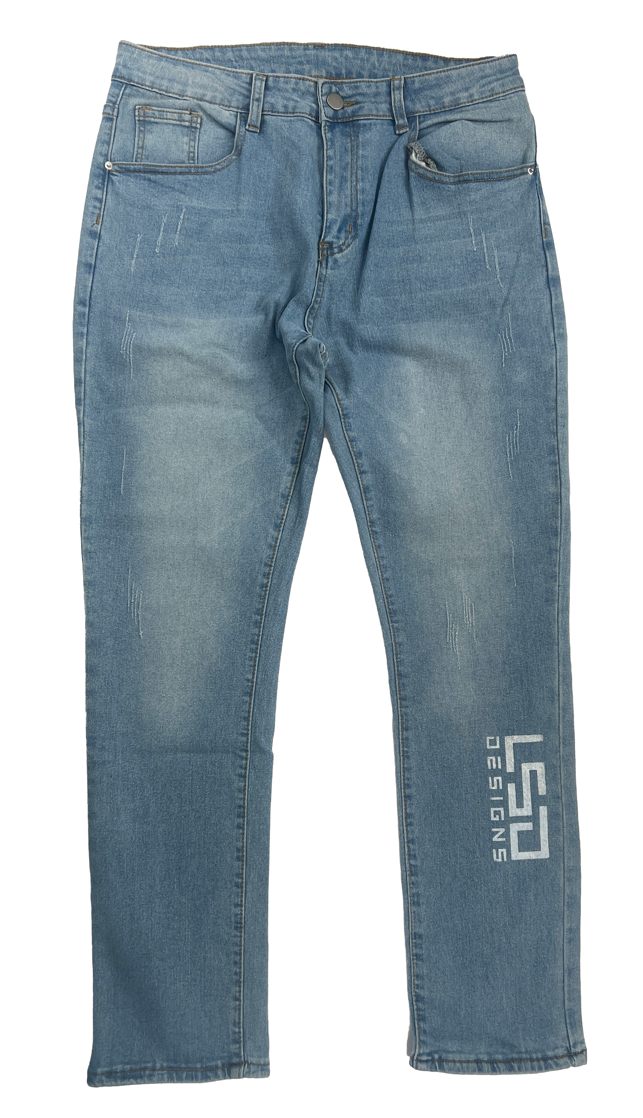 オリジナルカスタムアングラーズデニム ロゴ位置、ロゴサイズ選択(手順2)