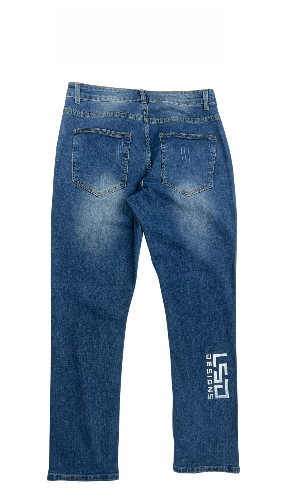 オリジナルカスタムアングラーズデニム ロゴ位置、ロゴサイズ選択(手順2)