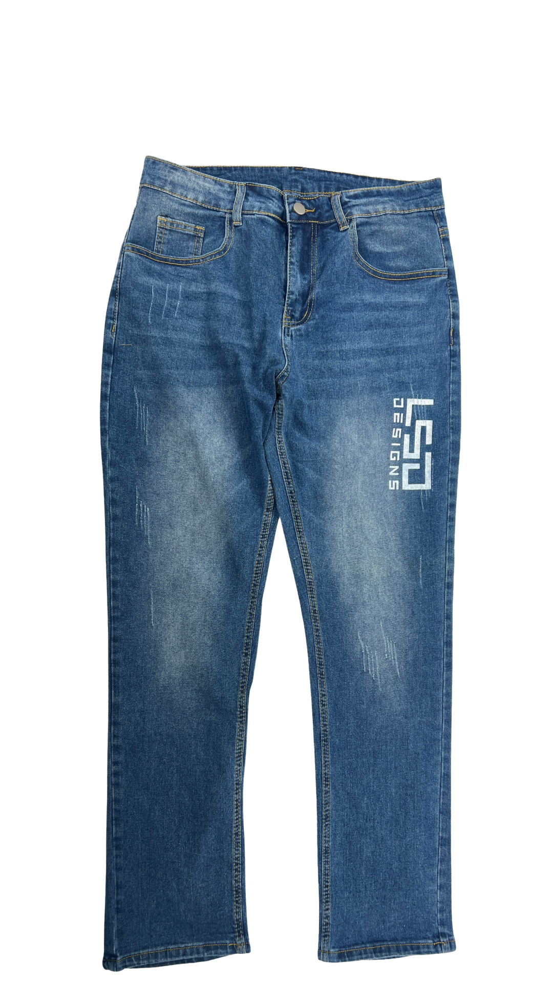 オリジナルカスタムアングラーズデニム ロゴ位置、ロゴサイズ選択(手順2)