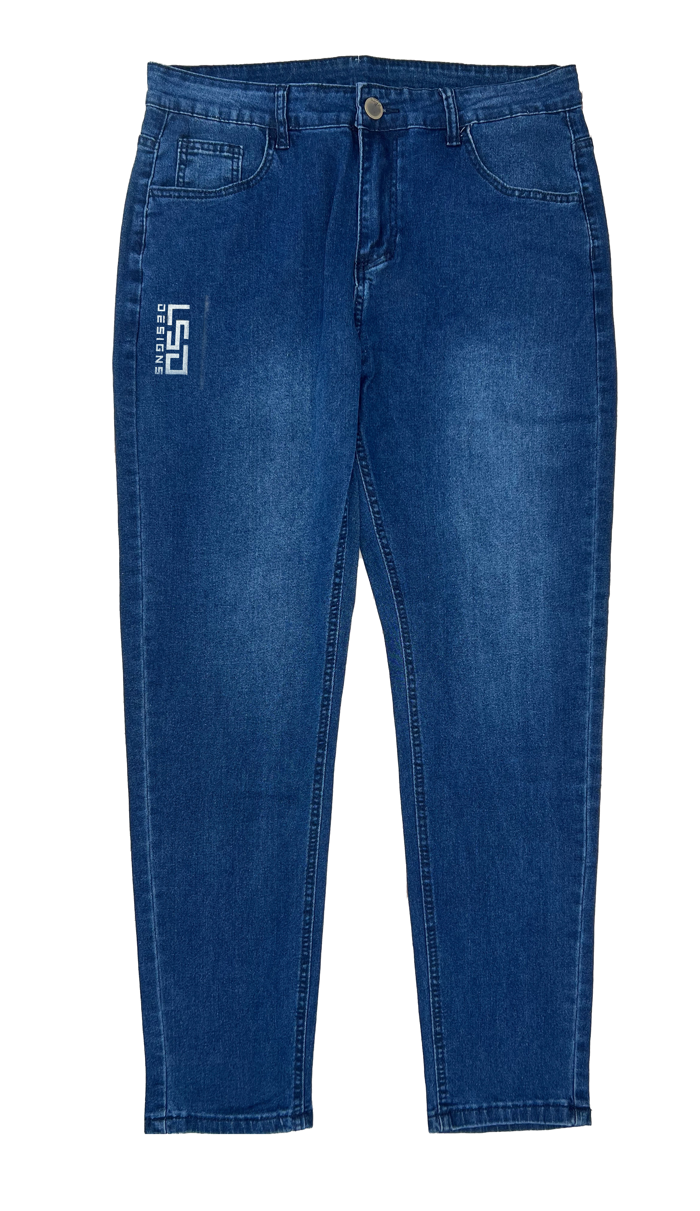 オリジナルカスタムアングラーズデニム ロゴ位置、ロゴサイズ選択(手順2)