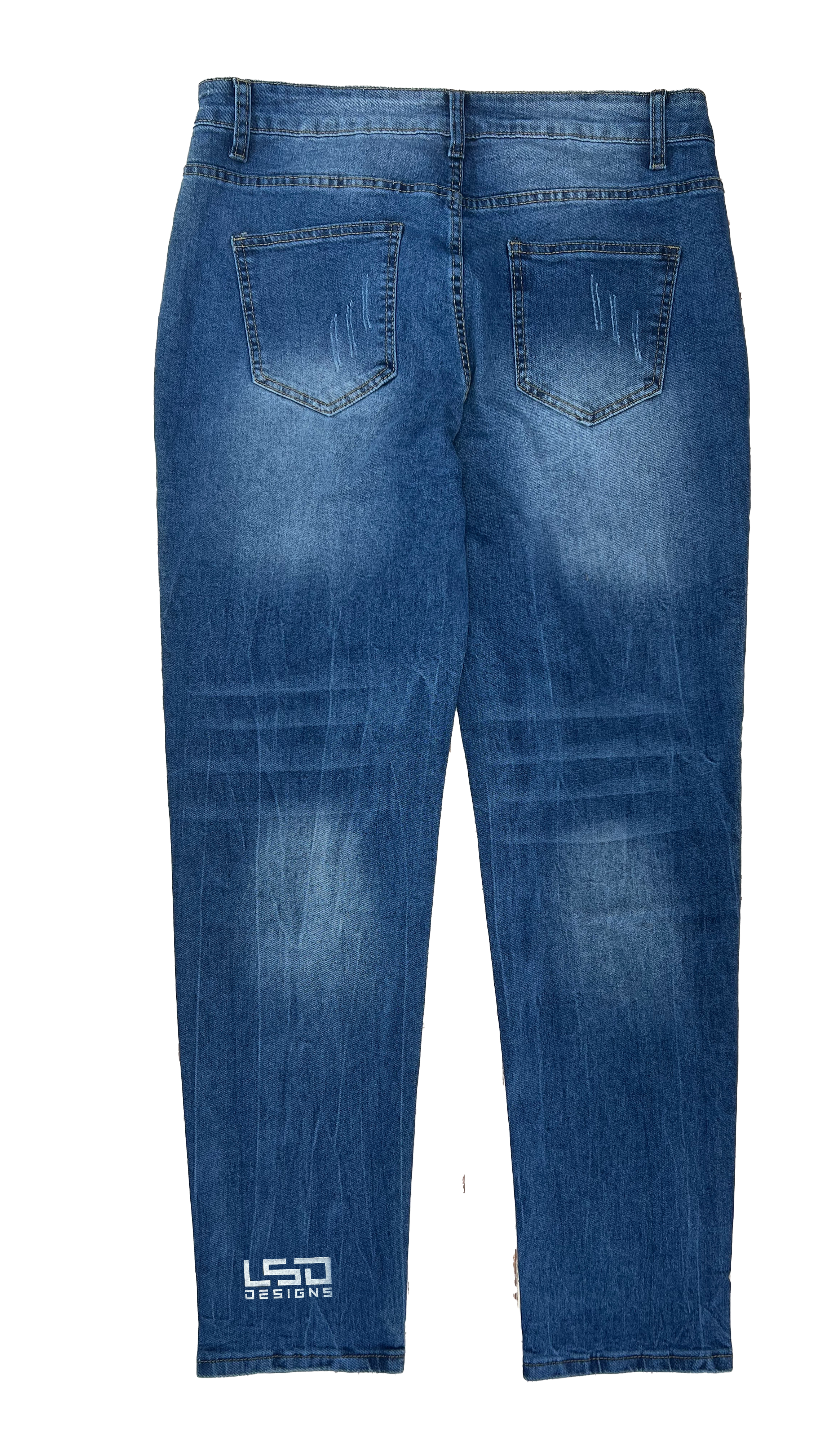 オリジナルカスタムアングラーズデニム ロゴ位置、ロゴサイズ選択(手順2)