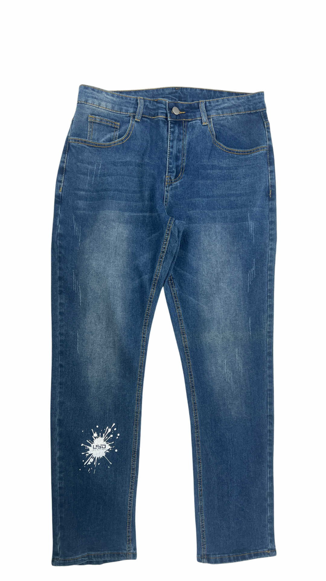 オリジナルカスタムアングラーズデニム ロゴ位置、ロゴサイズ選択(手順2)