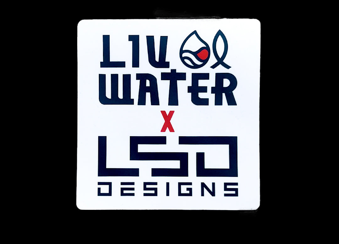 LSDDESIGNS×LIV WATERステッカー