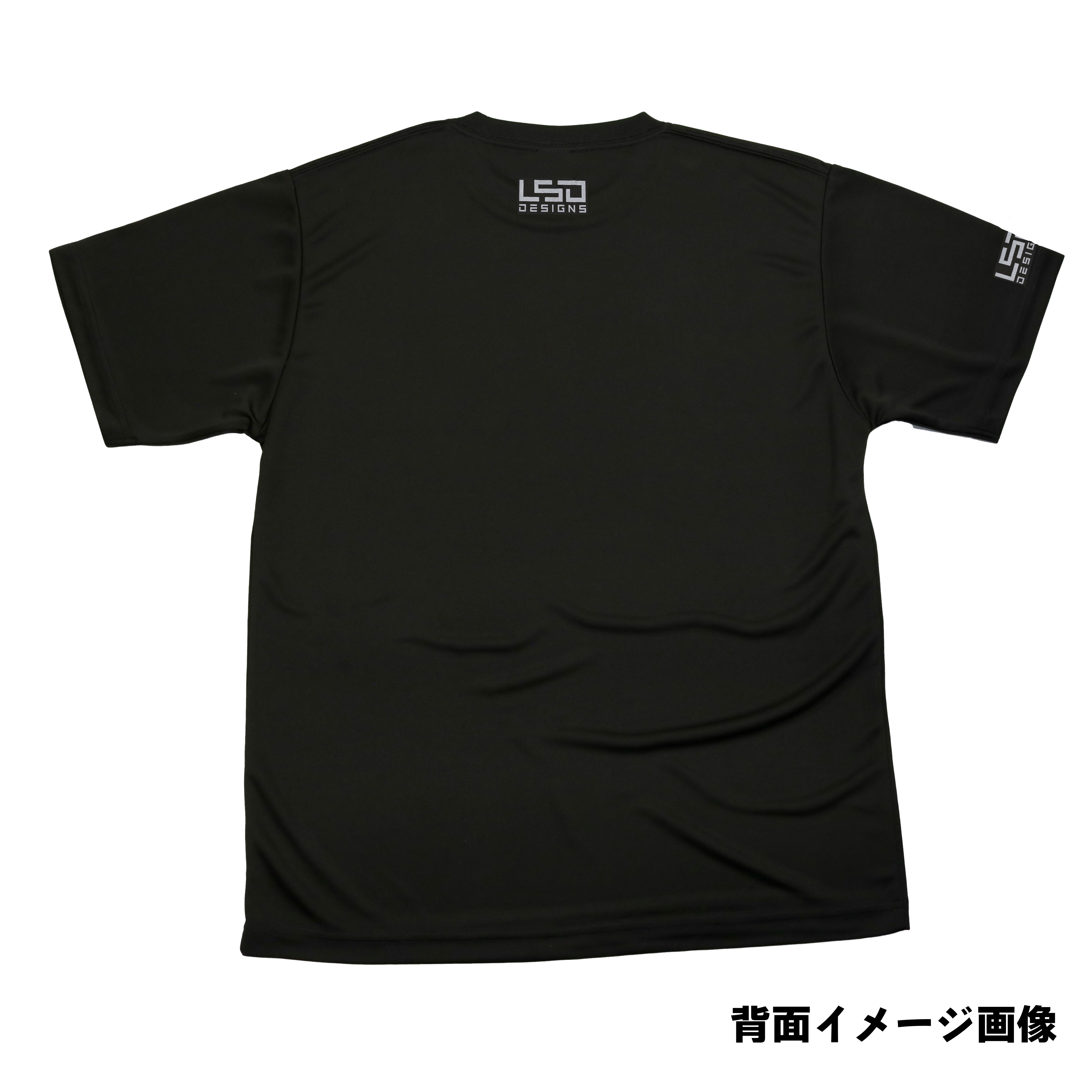 バックプリントロゴ小 4.7oz速乾ドライ Tシャツ
