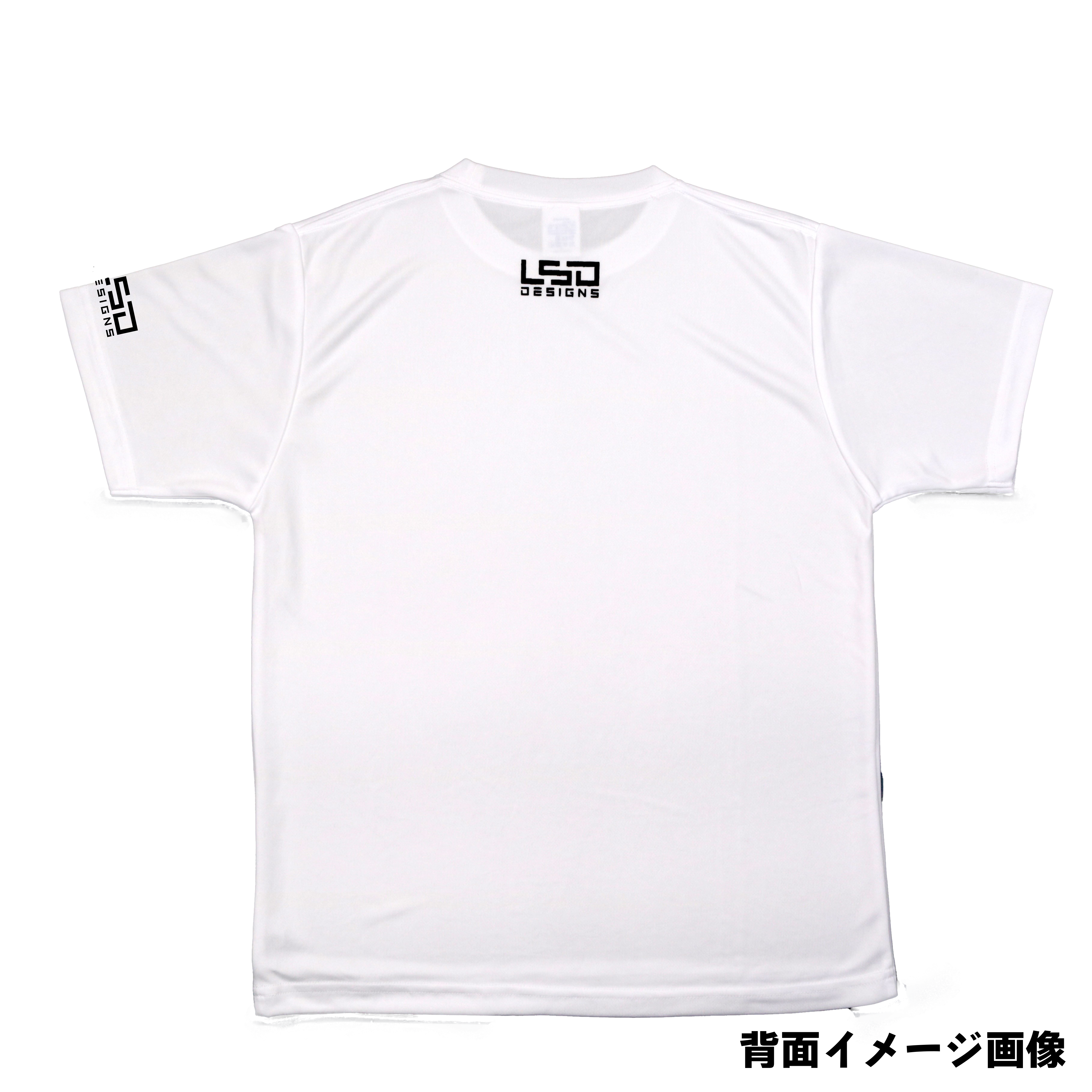 バックプリントロゴ小 4.7oz速乾ドライ Tシャツ