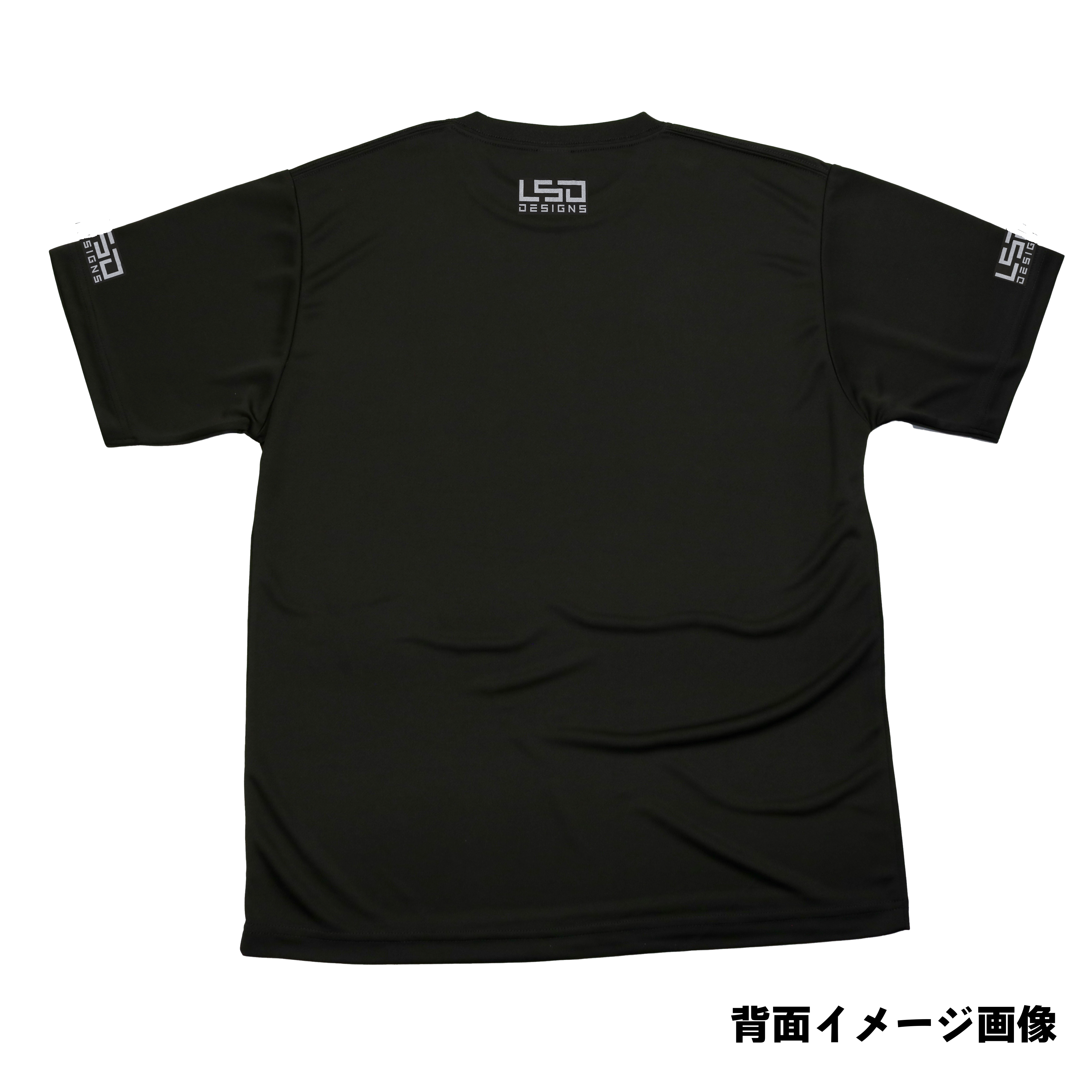 バックプリントロゴ小 4.7oz速乾ドライ Tシャツ