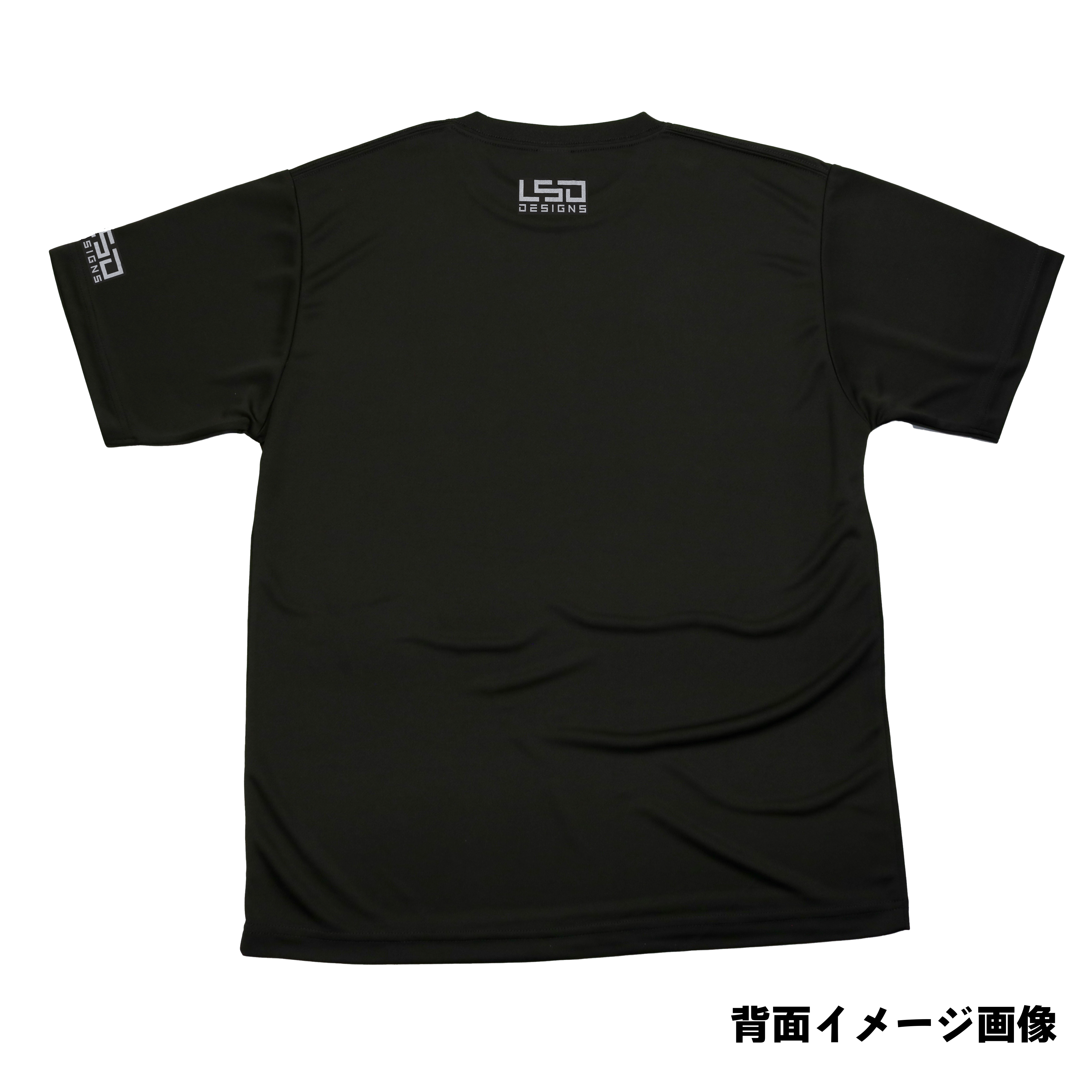バックプリントロゴ小 4.7oz速乾ドライ Tシャツ