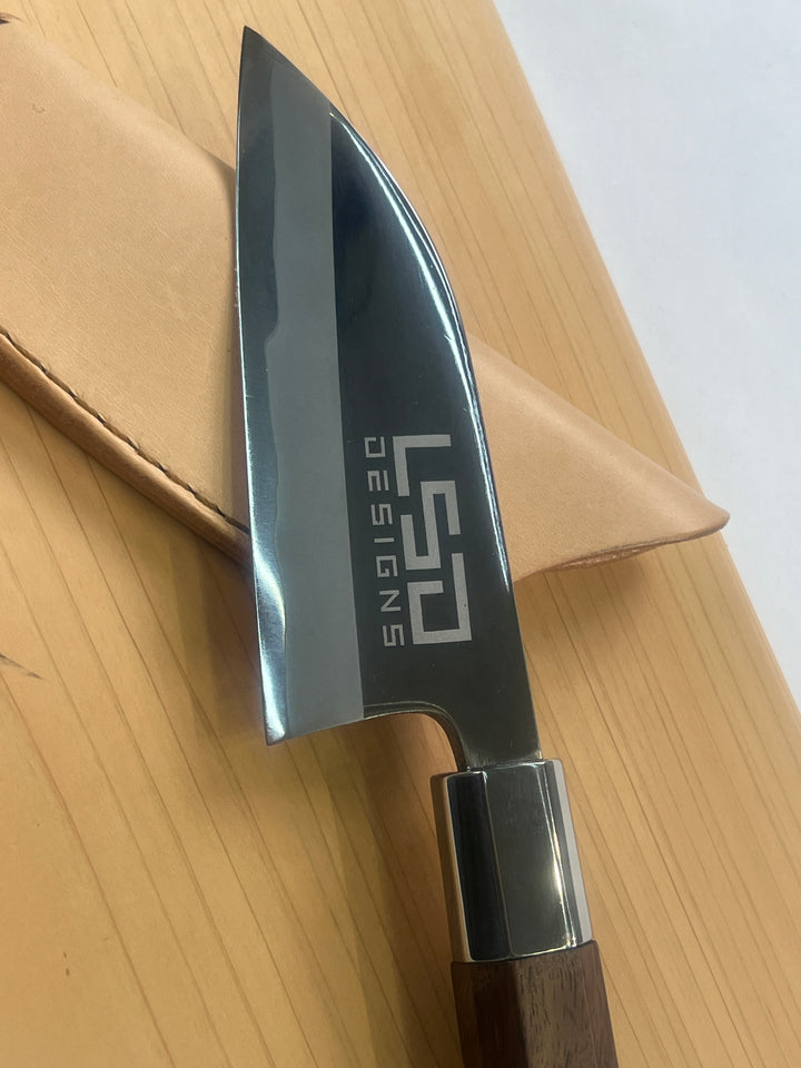 釣師専用包丁/小出刃4寸　銀三ステンレス鋼　鏡面仕上げ