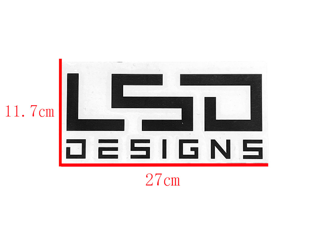 カッティングステッカー LSDDESIGNSロゴカッティングステッカー