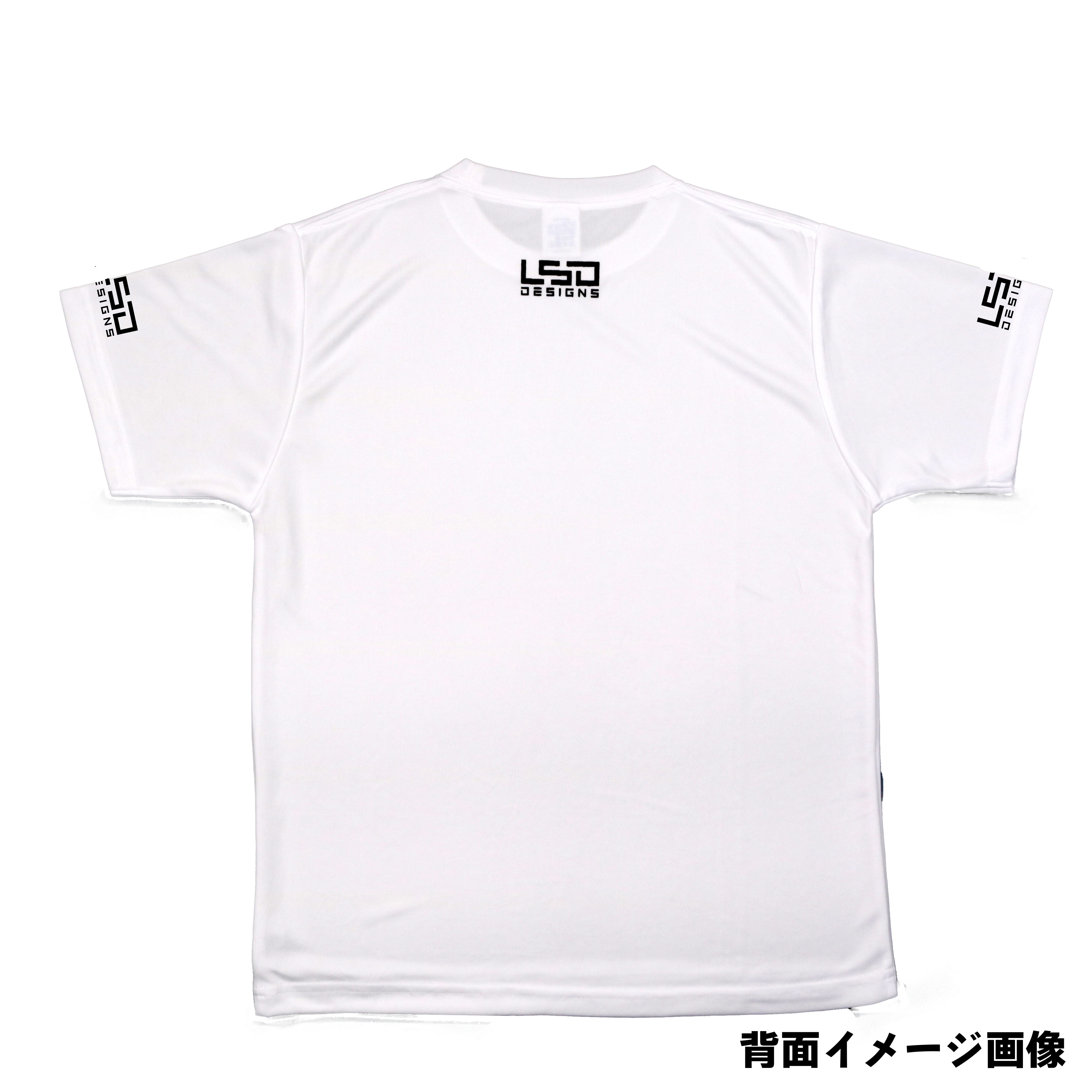 バックプリントロゴ小 4.7oz速乾ドライ Tシャツ
