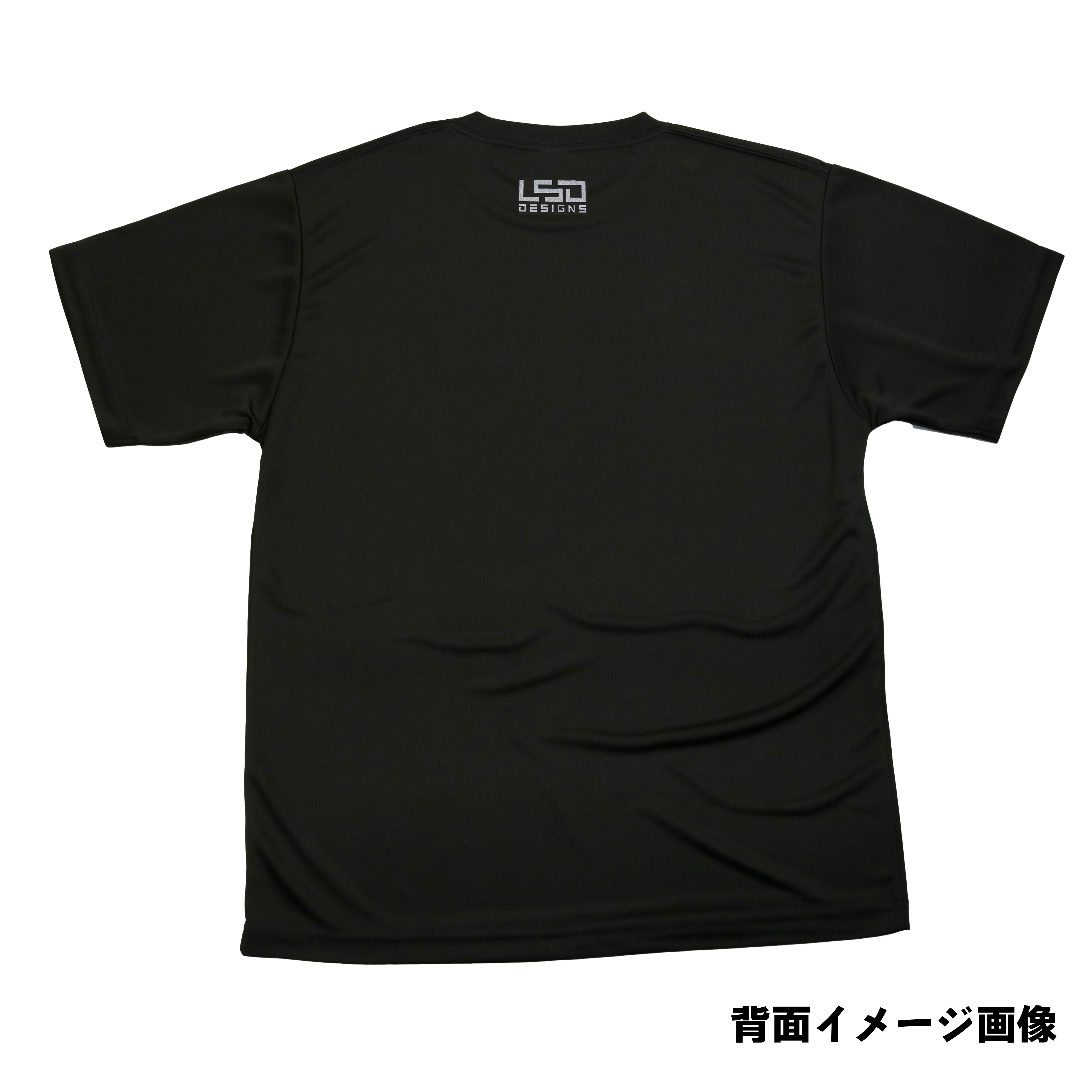 バックプリントロゴ小 4.7oz速乾ドライ Tシャツ